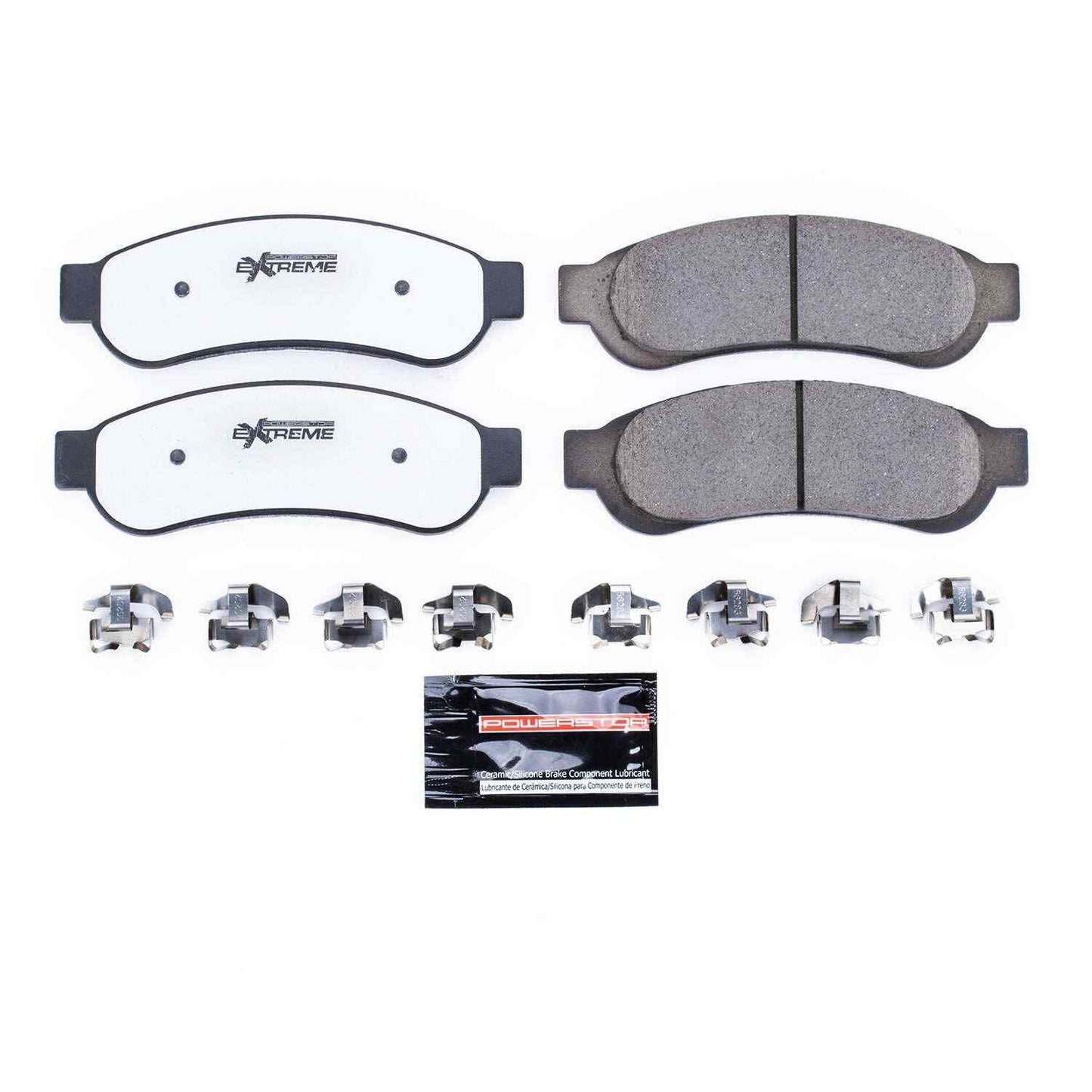 Front View of Rear Disc Brake Pad Set POWERSTOP Z36-1334