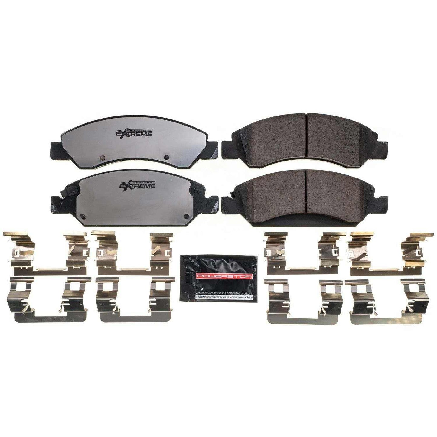 Front View of Front Disc Brake Pad Set POWERSTOP Z36-1363