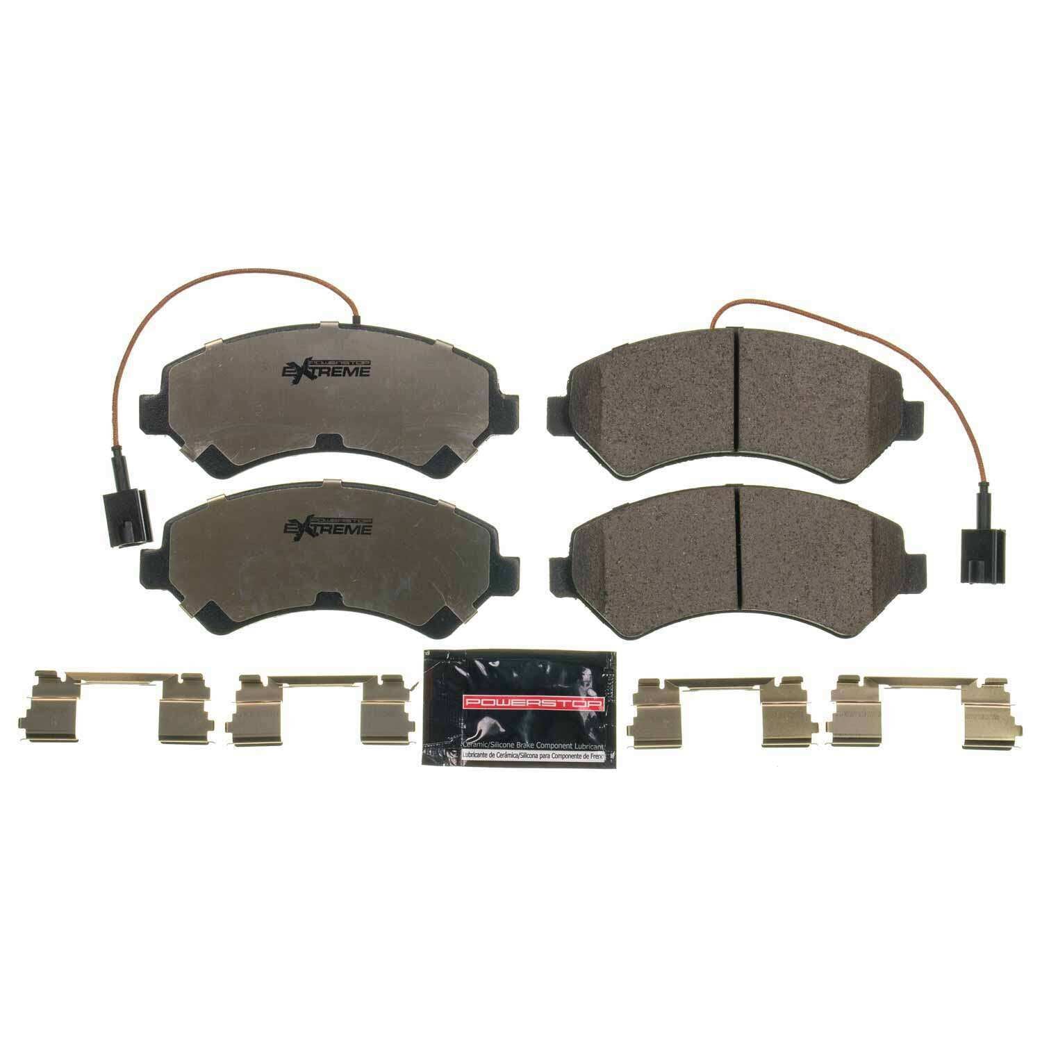 Front View of Front Disc Brake Pad Set POWERSTOP Z36-1540A