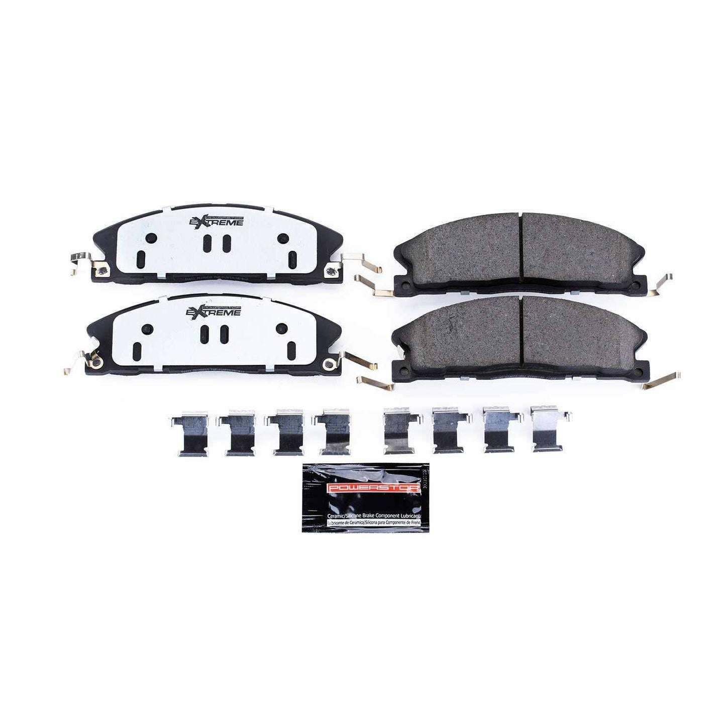 Front View of Front Disc Brake Pad Set POWERSTOP Z36-1611