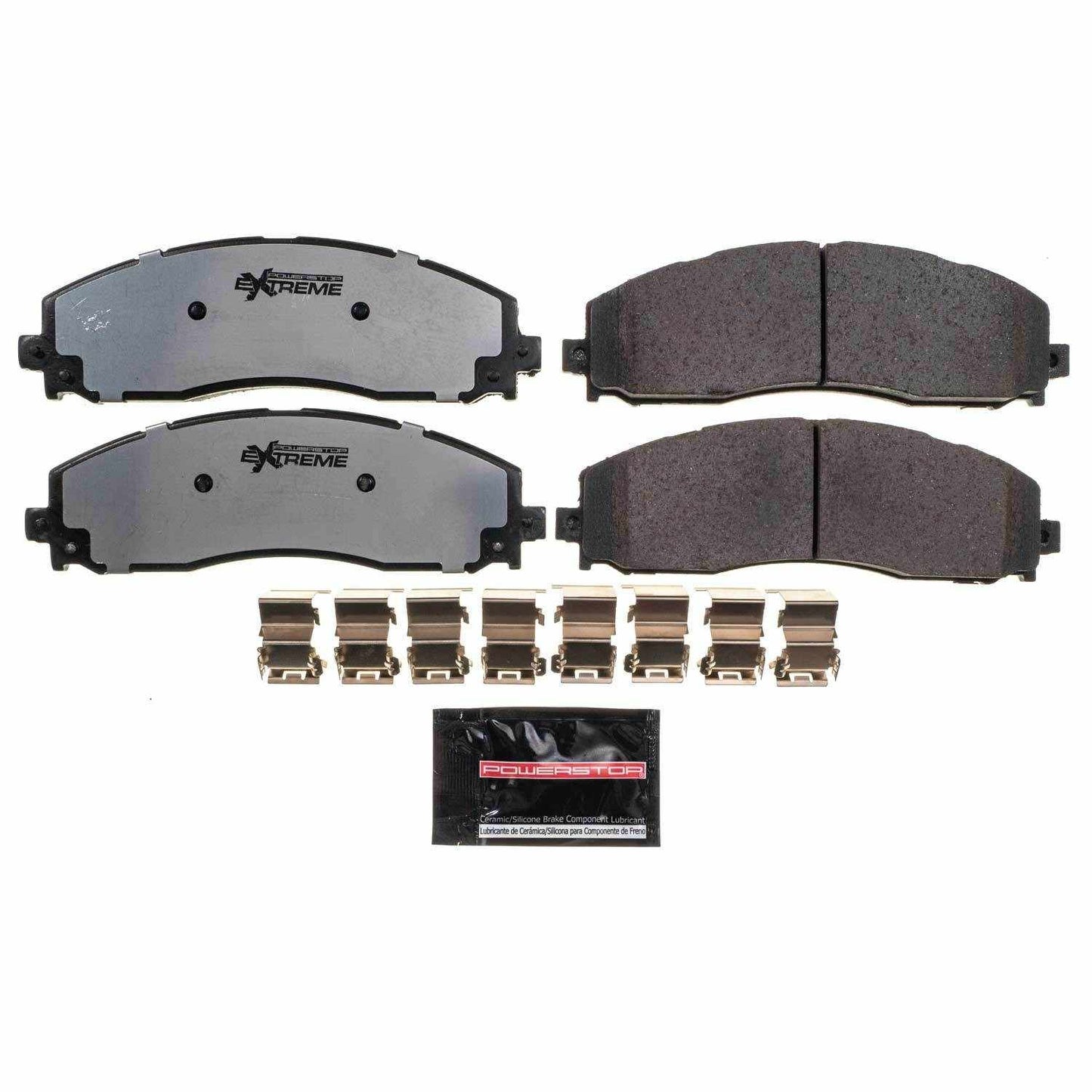 Front View of Rear Disc Brake Pad Set POWERSTOP Z36-1691