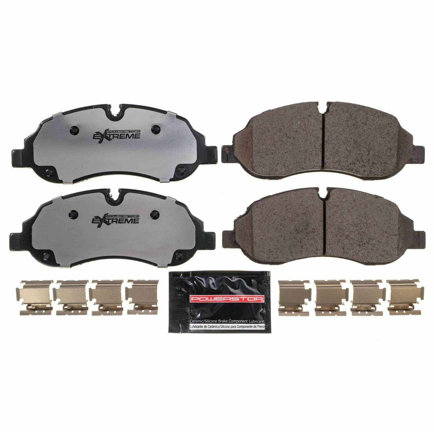 Front View of Front Disc Brake Pad Set POWERSTOP Z36-1774