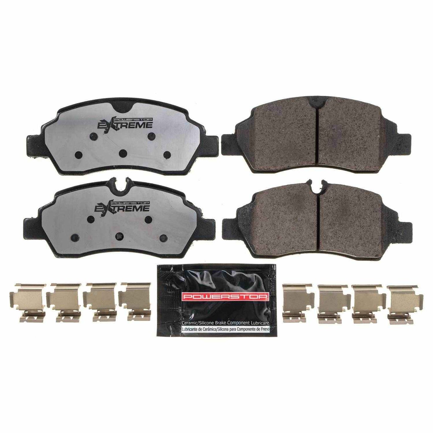 Front View of Rear Disc Brake Pad Set POWERSTOP Z36-1775