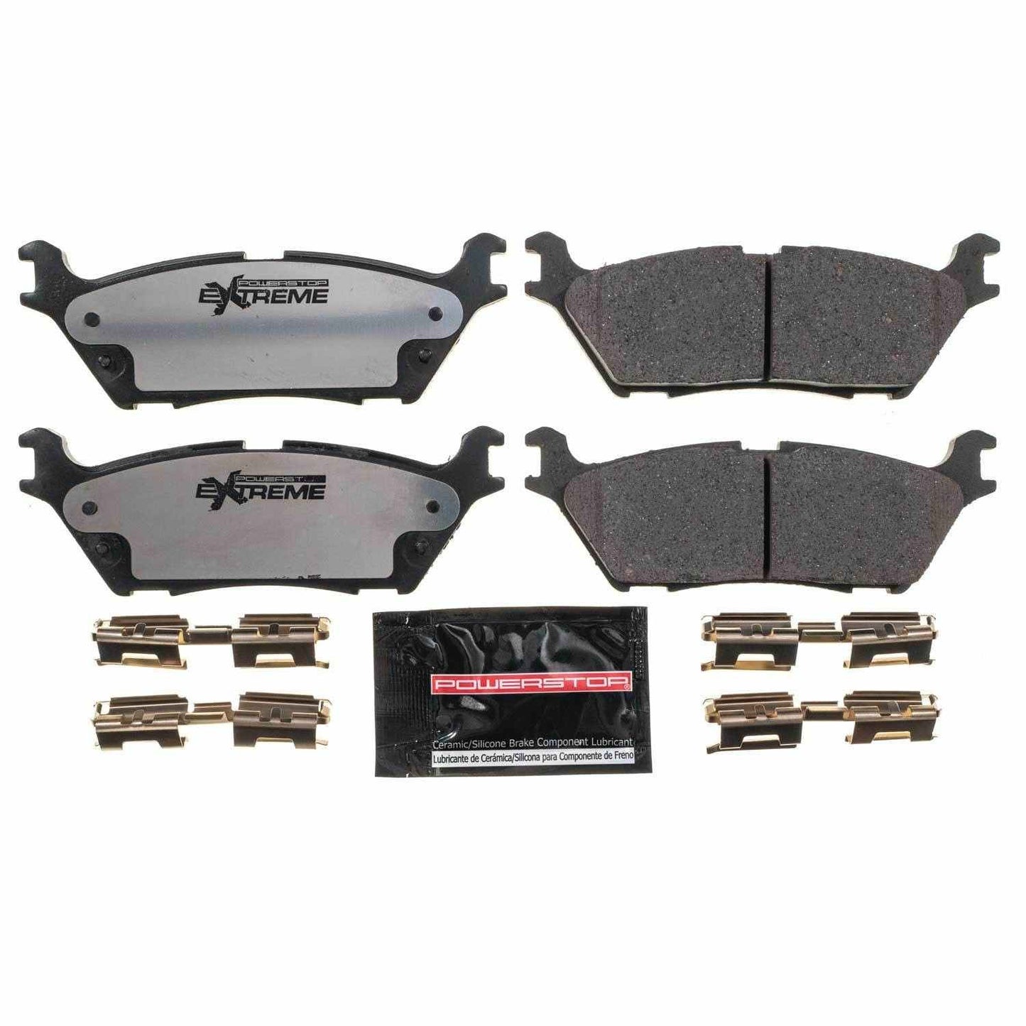 Front View of Rear Disc Brake Pad Set POWERSTOP Z36-1790