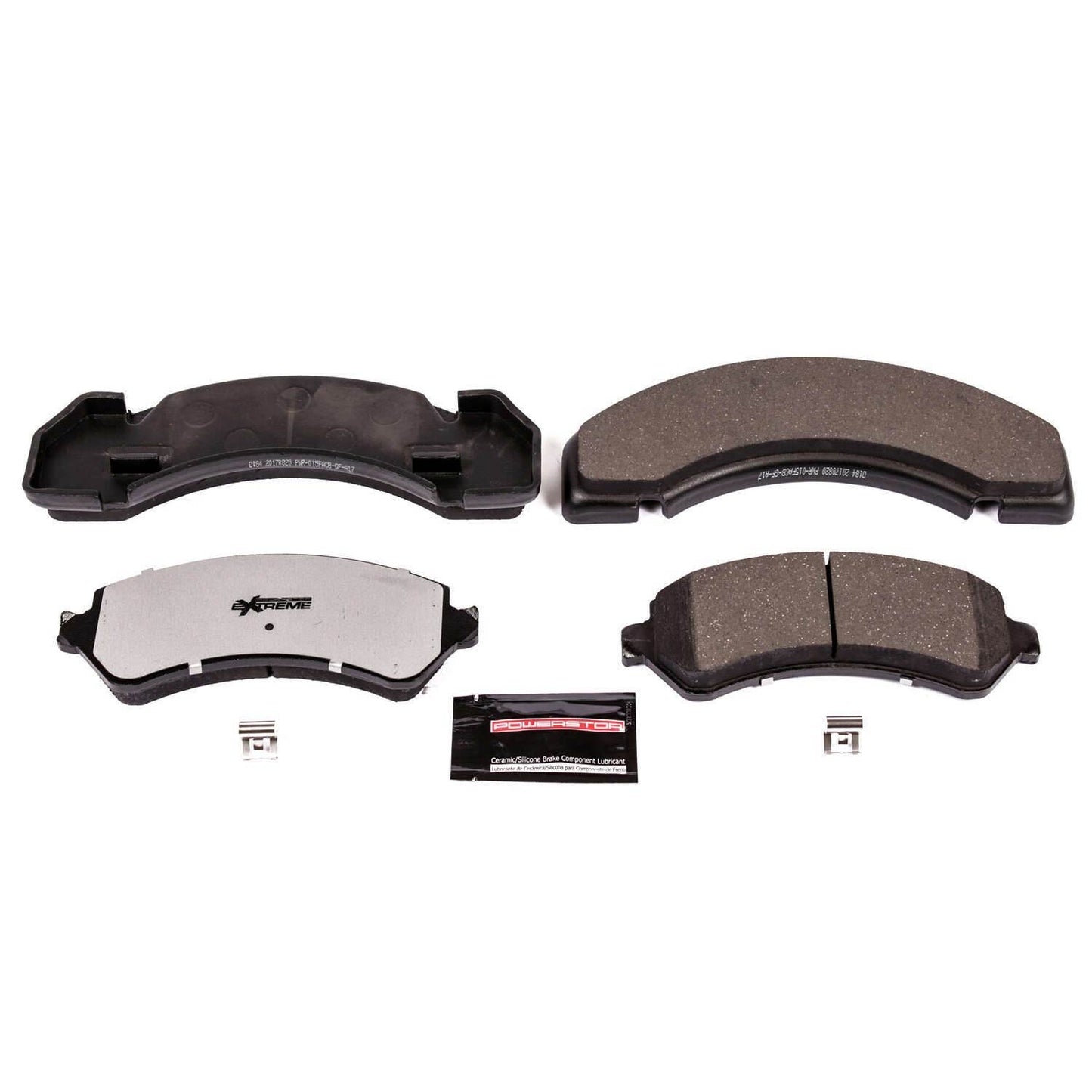 Front View of Rear Disc Brake Pad Set POWERSTOP Z36-184