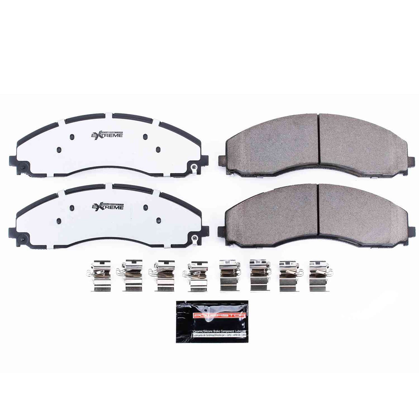 Front View of Rear Disc Brake Pad Set POWERSTOP Z36-2018A