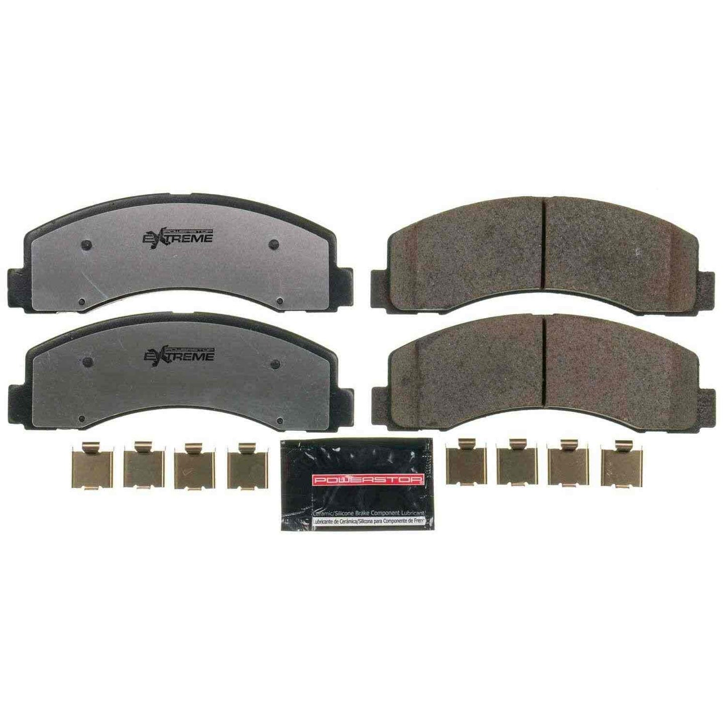 Front View of Front Disc Brake Pad Set POWERSTOP Z36-2087