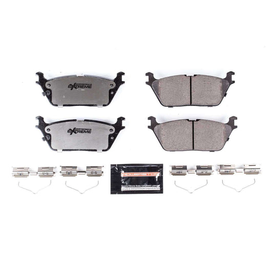 Front View of Rear Disc Brake Pad Set POWERSTOP Z36-2169