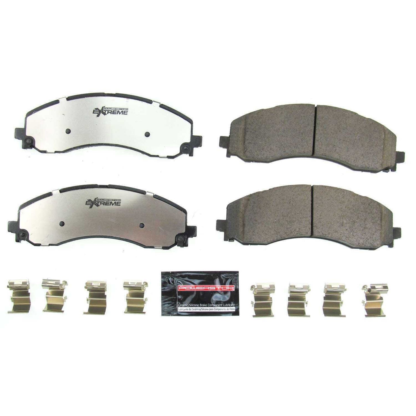 Front View of Front Disc Brake Pad Set POWERSTOP Z36-2223