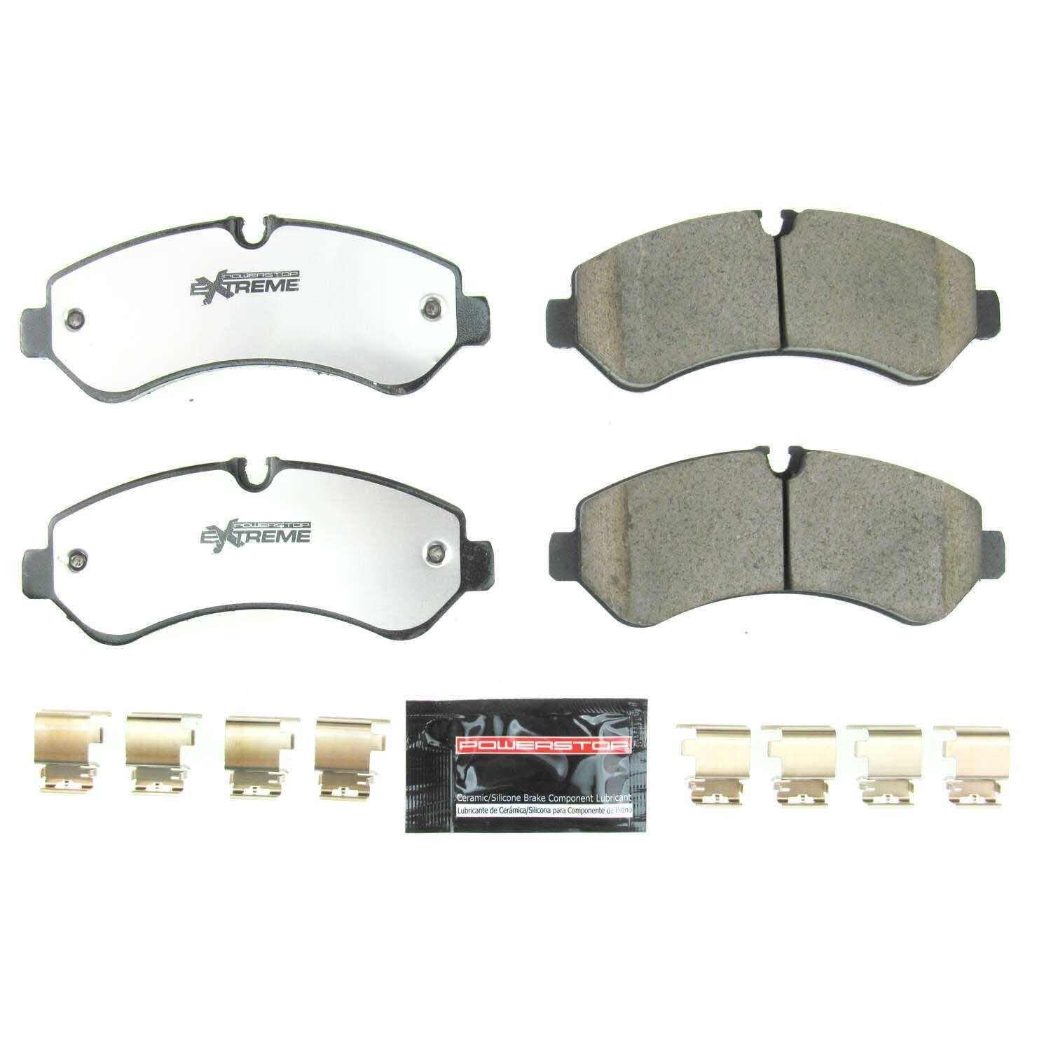 Front View of Rear Disc Brake Pad Set POWERSTOP Z36-2236