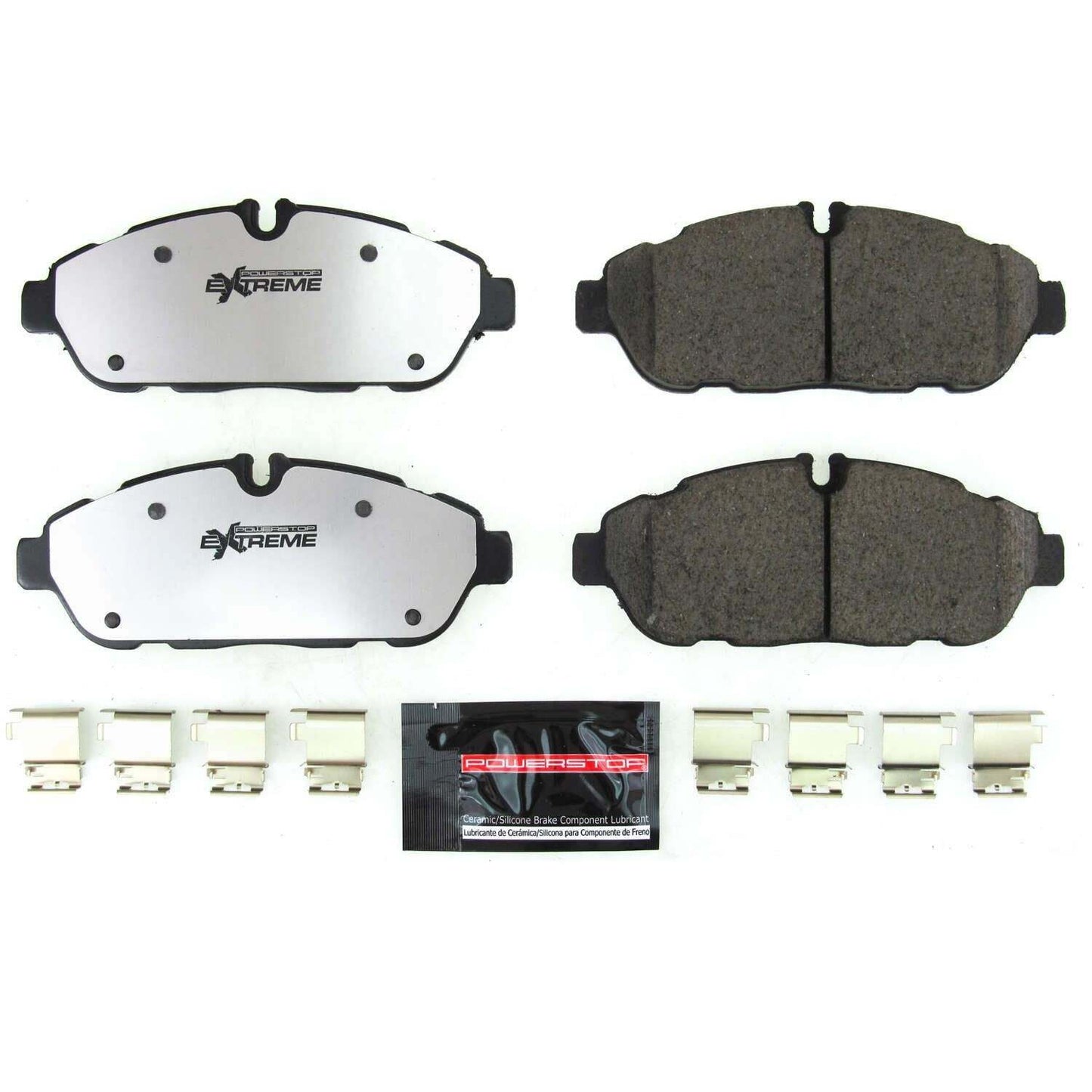 Front View of Front Disc Brake Pad Set POWERSTOP Z36-2301