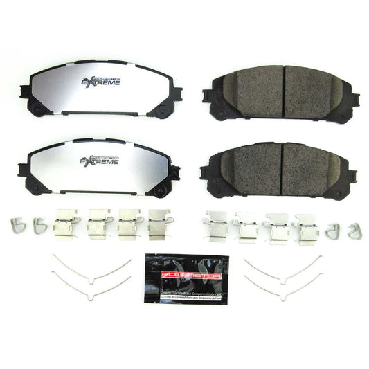 Front View of Front Disc Brake Pad Set POWERSTOP Z36-2304