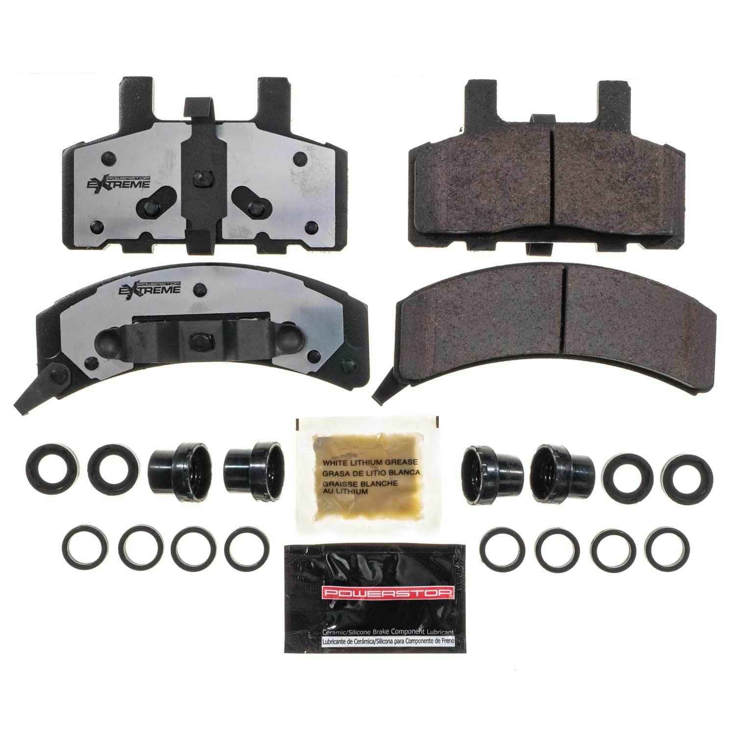 Front View of Front Disc Brake Pad Set POWERSTOP Z36-369