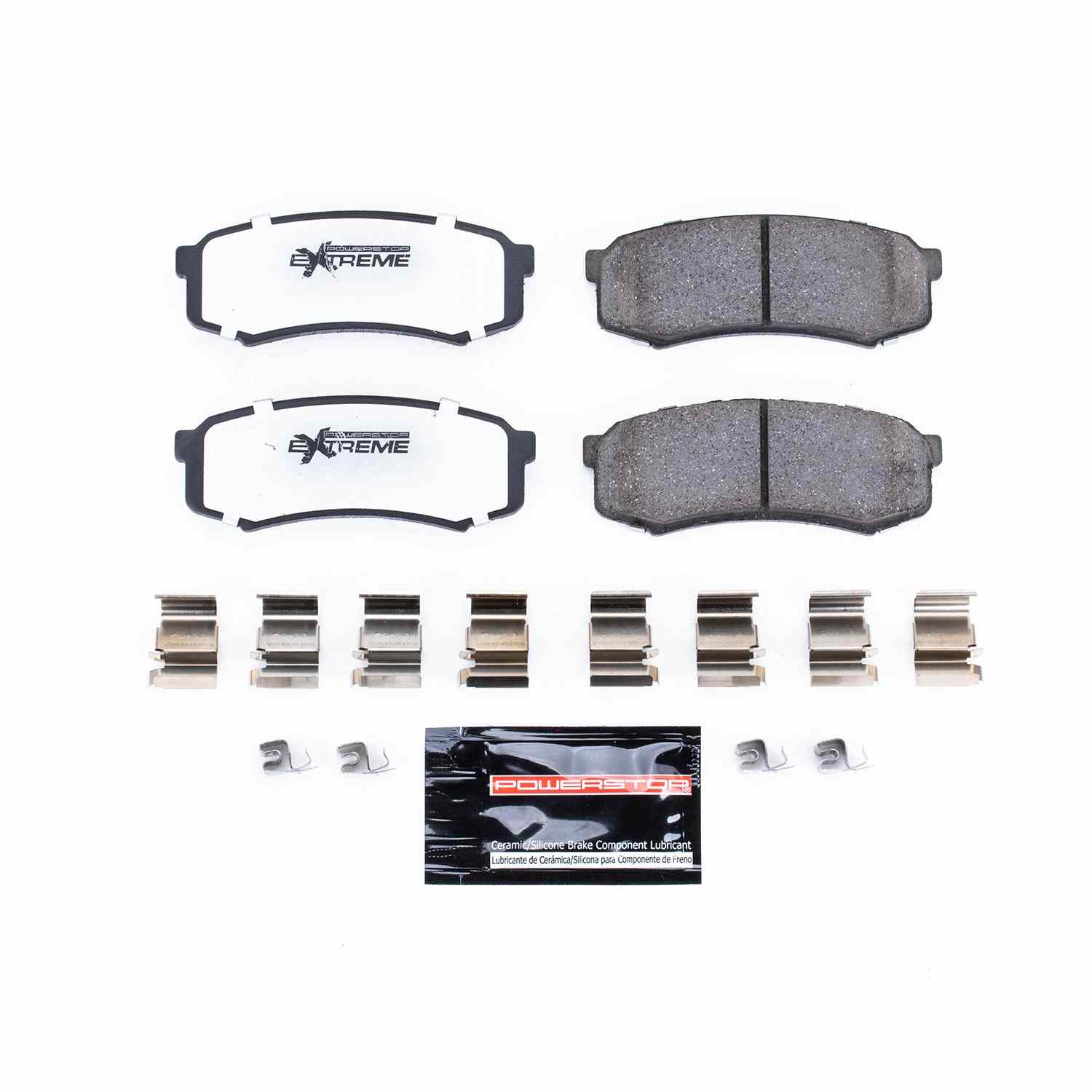 Front View of Rear Disc Brake Pad Set POWERSTOP Z36-606