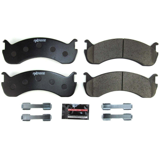 Front View of Rear Disc Brake Pad Set POWERSTOP Z36-786A