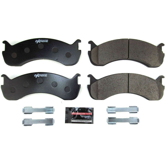 Front View of Rear Disc Brake Pad Set POWERSTOP Z36-786