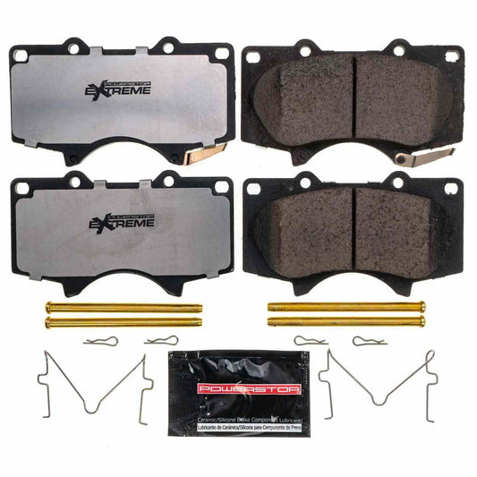 Front View of Front Disc Brake Pad Set POWERSTOP Z36-976