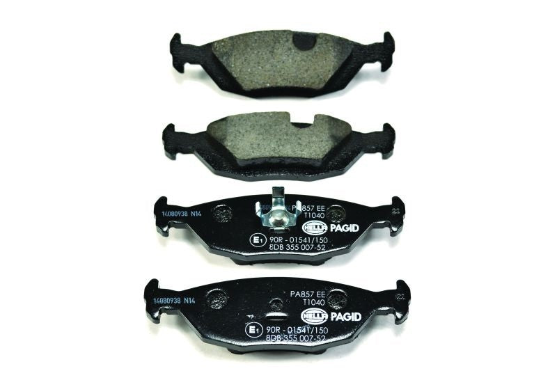 Front View of Rear Disc Brake Pad Set PAGID 355007521