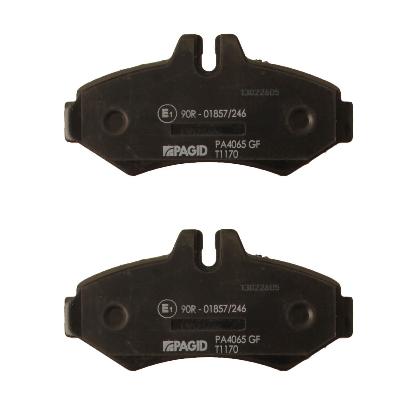 Back View of Rear Disc Brake Pad Set PAGID 355008651