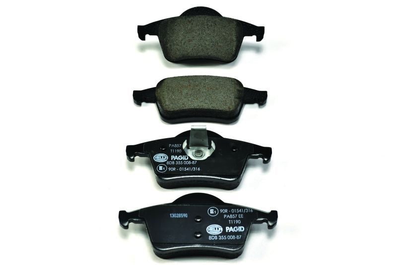 Front View of Rear Disc Brake Pad Set PAGID 355008871