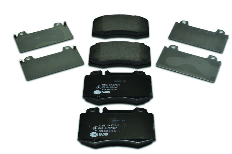 Front View of Front Disc Brake Pad Set PAGID 355010101