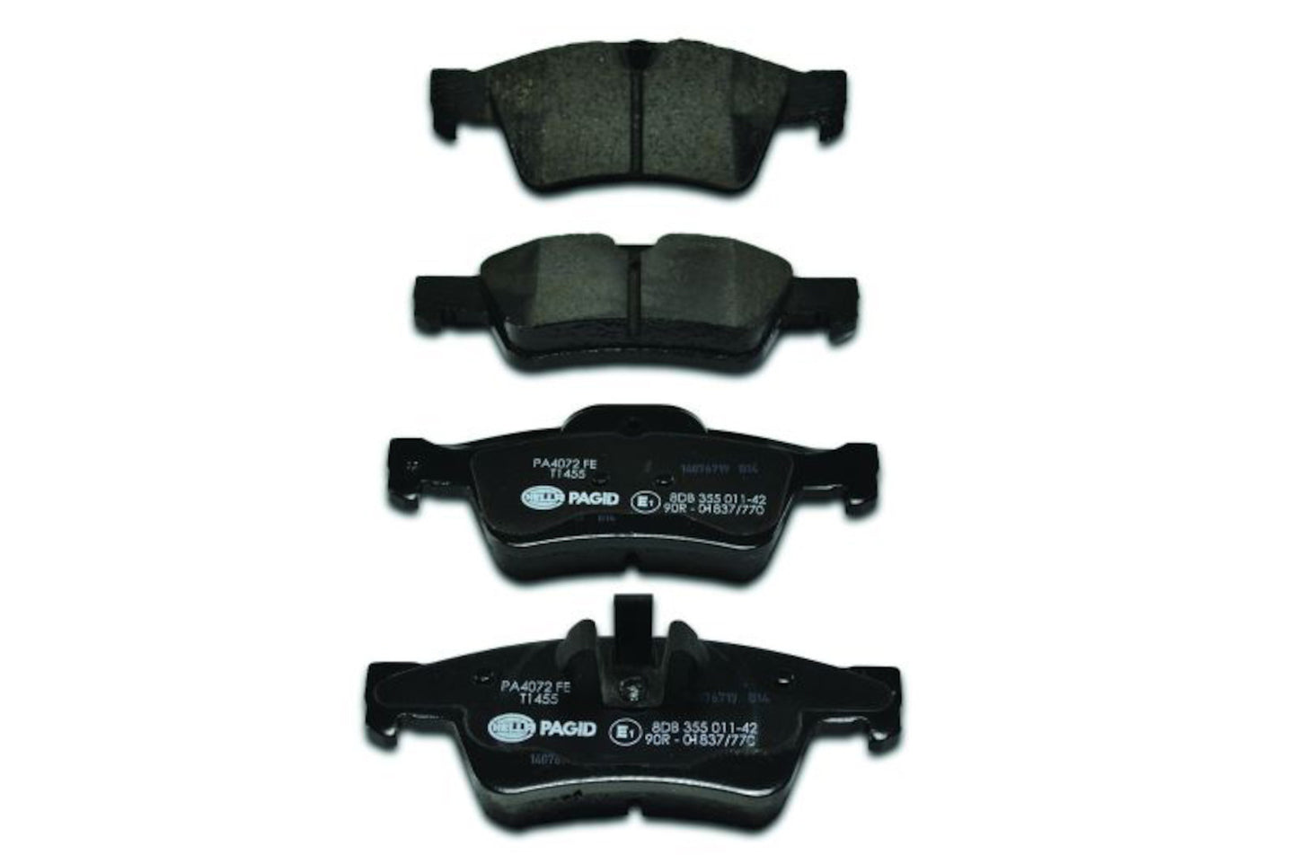 Front View of Rear Disc Brake Pad Set PAGID 355011421