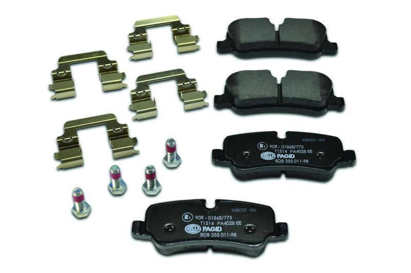 Front View of Rear Disc Brake Pad Set PAGID 355011981