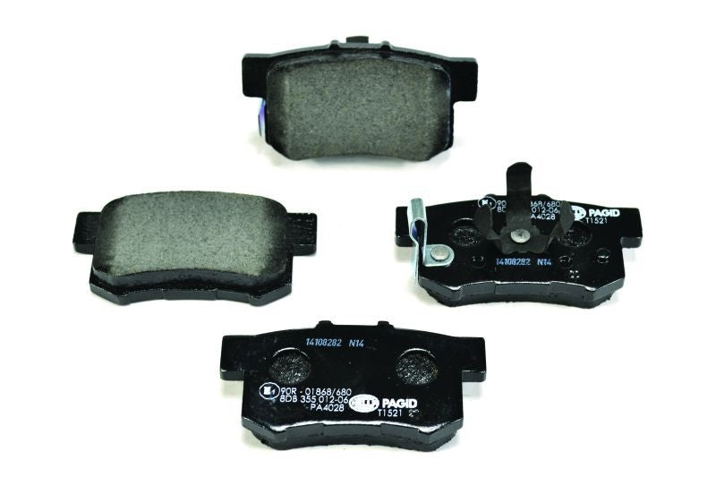 Front View of Rear Disc Brake Pad Set PAGID 355012061