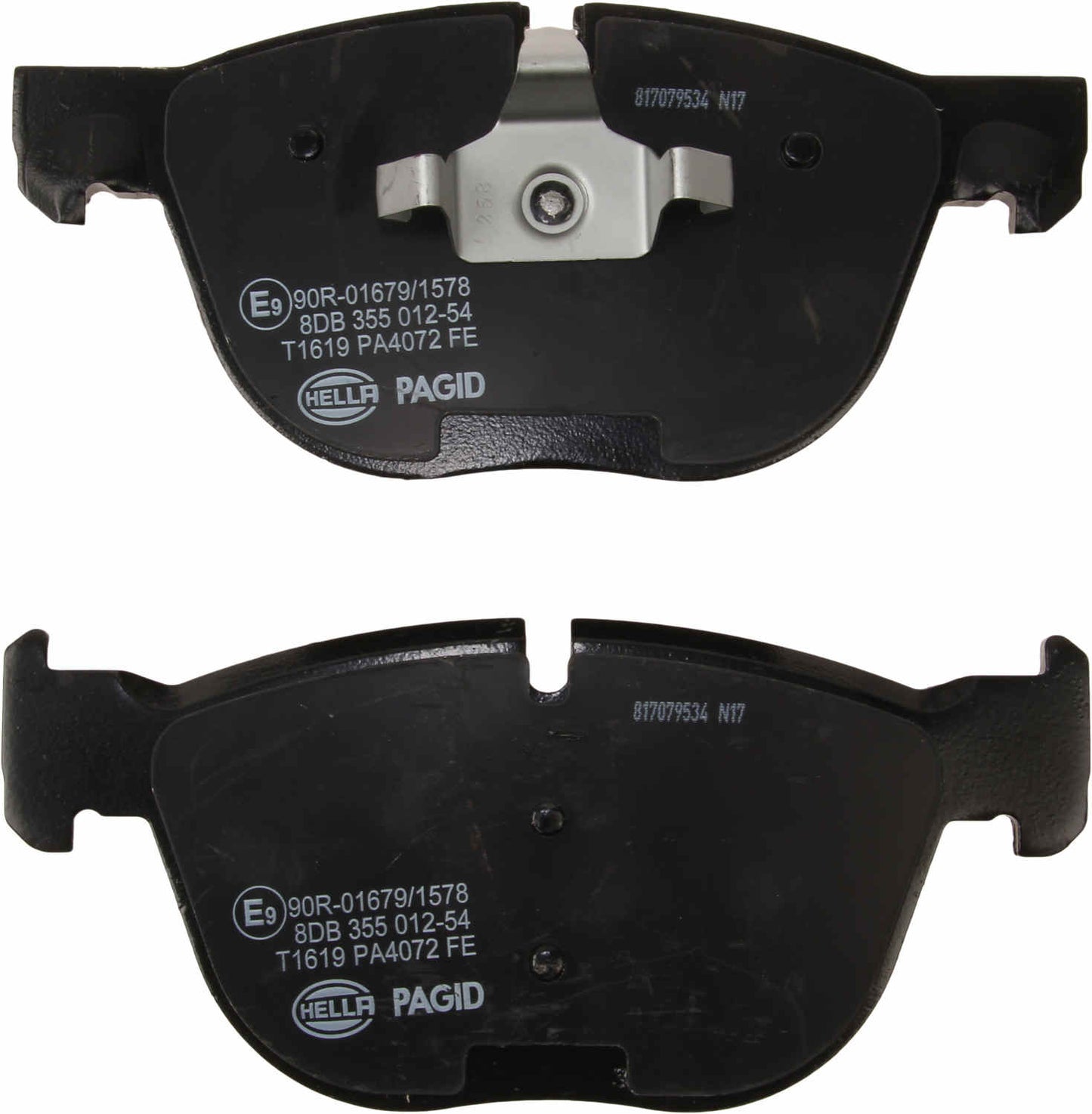 Back View of Front Disc Brake Pad Set PAGID 355012541