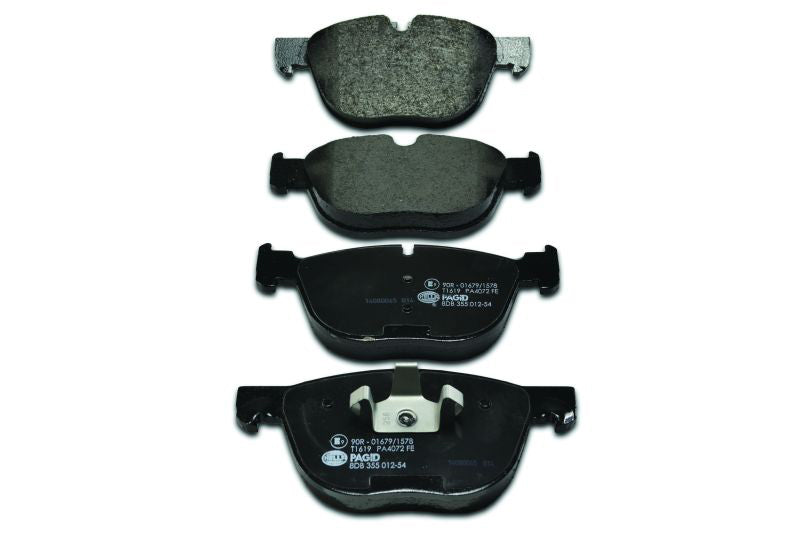 Front View of Front Disc Brake Pad Set PAGID 355012541