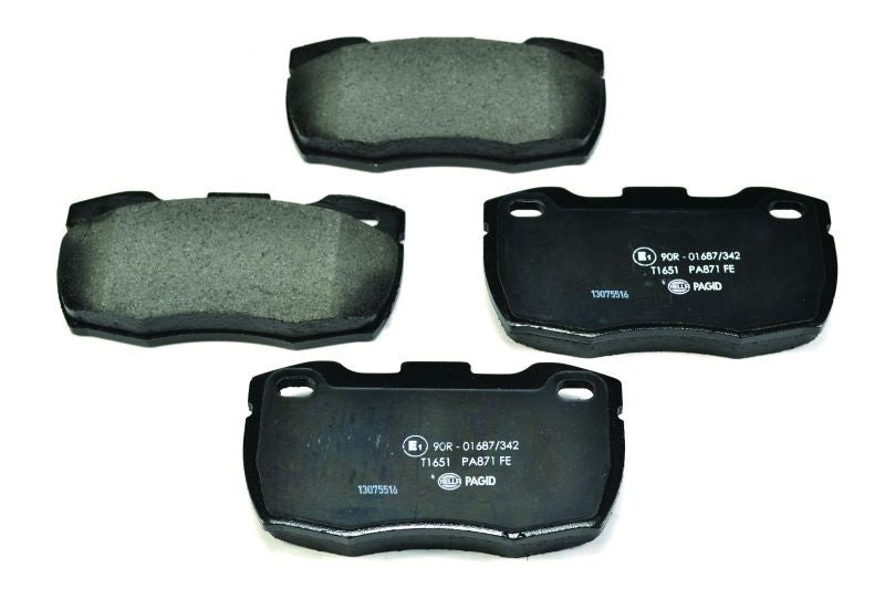 Front View of Front Disc Brake Pad Set PAGID 355012871