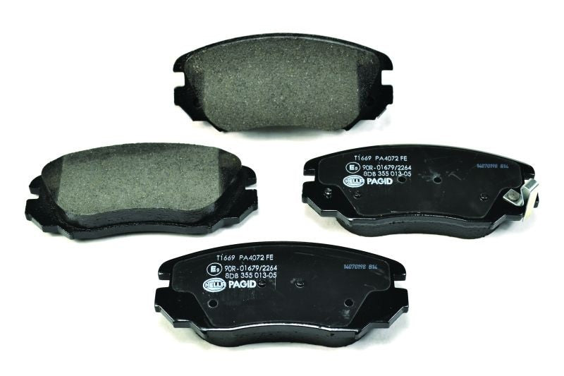 Front View of Front Disc Brake Pad Set PAGID 355013051