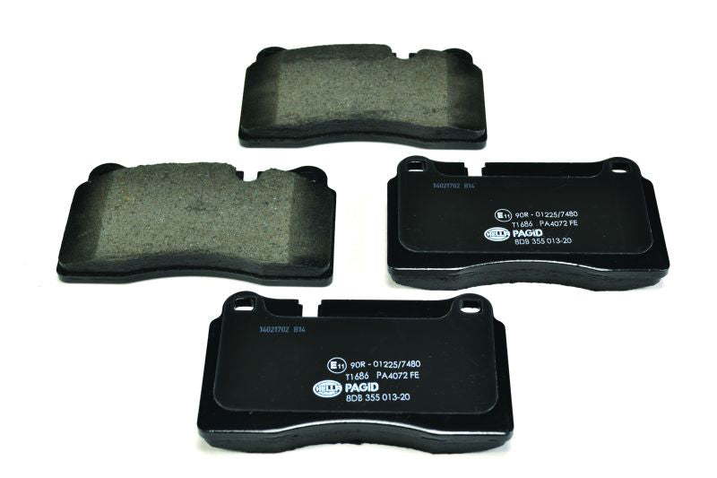 Front View of Front Disc Brake Pad Set PAGID 355013201