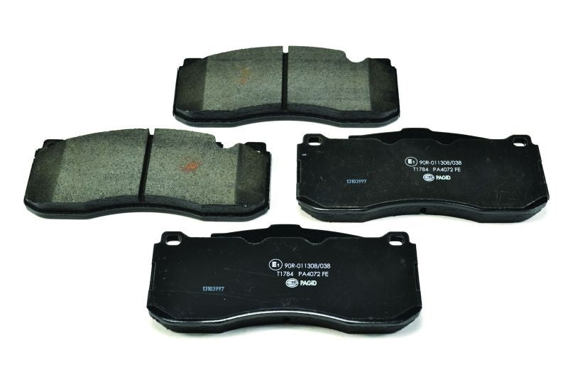 Front View of Front Disc Brake Pad Set PAGID 355014041