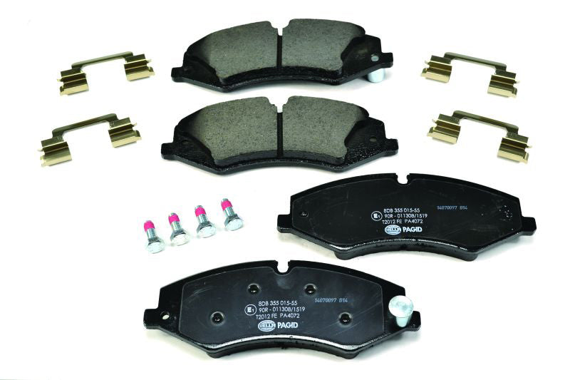 Front View of Front Disc Brake Pad Set PAGID 355015551