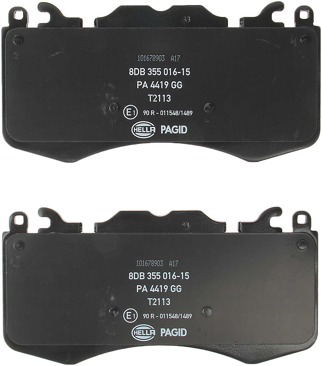 Back View of Front Disc Brake Pad Set PAGID 355016151