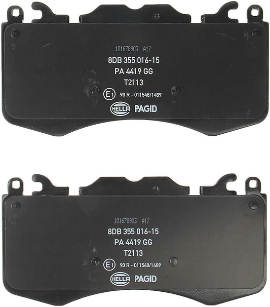 Back View of Front Disc Brake Pad Set PAGID 355016151