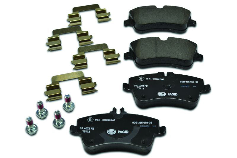 Front View of Front Disc Brake Pad Set PAGID 355018351