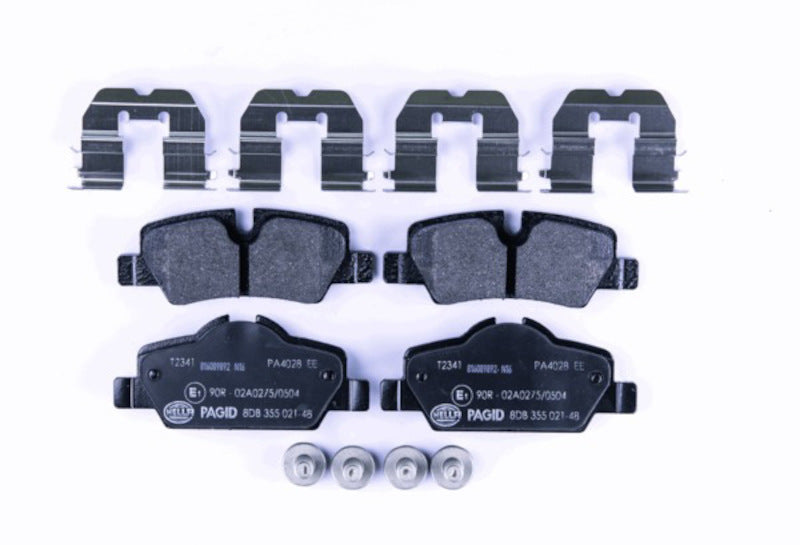 Front View of Rear Disc Brake Pad Set PAGID 355021481