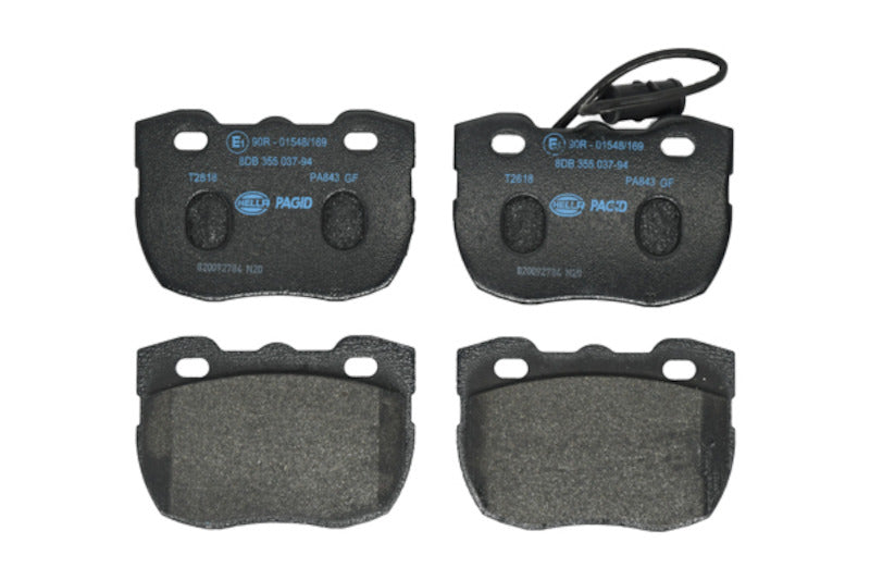 Front View of Front Disc Brake Pad Set PAGID 355037941