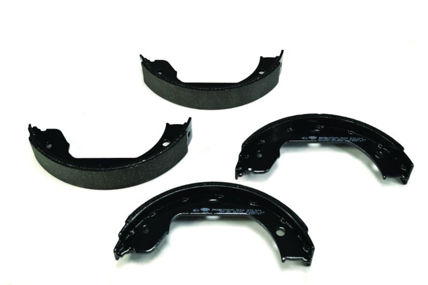 Front View of Rear Parking Brake Shoe Set PAGID 355050471