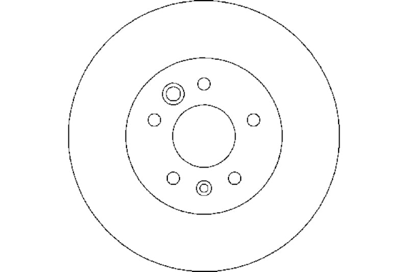 Front View of Front Disc Brake Rotor PAGID 355111001