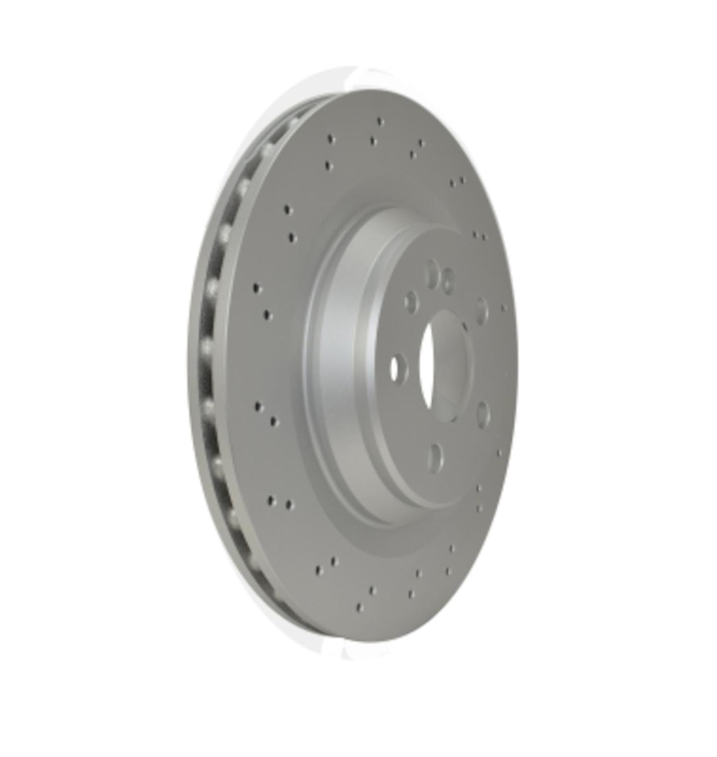 Front View of Rear Disc Brake Rotor PAGID 355122702