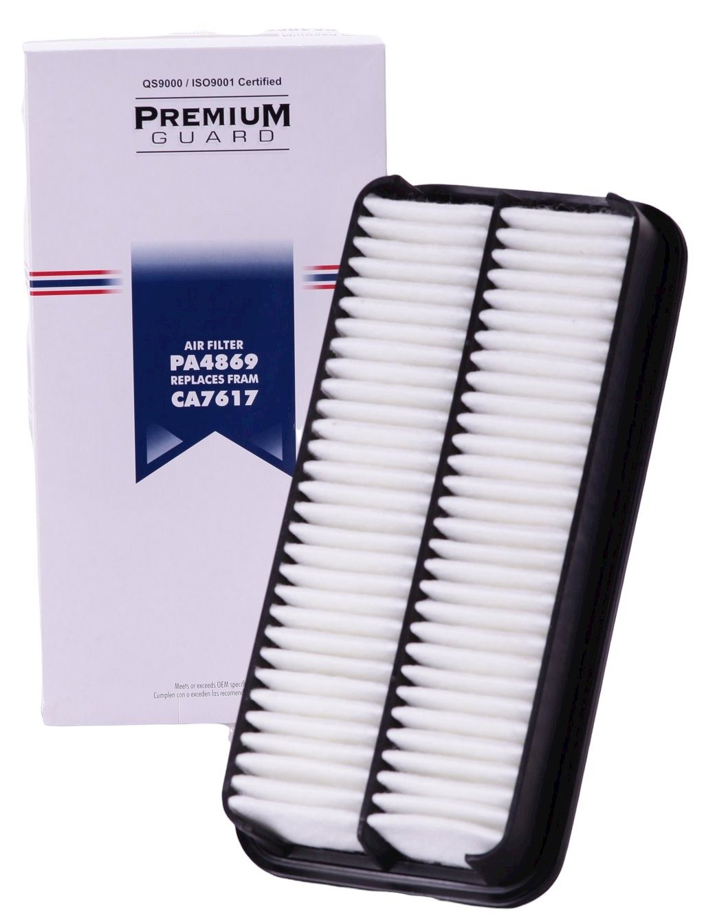 Package View of Air Filter PRONTO PA4869