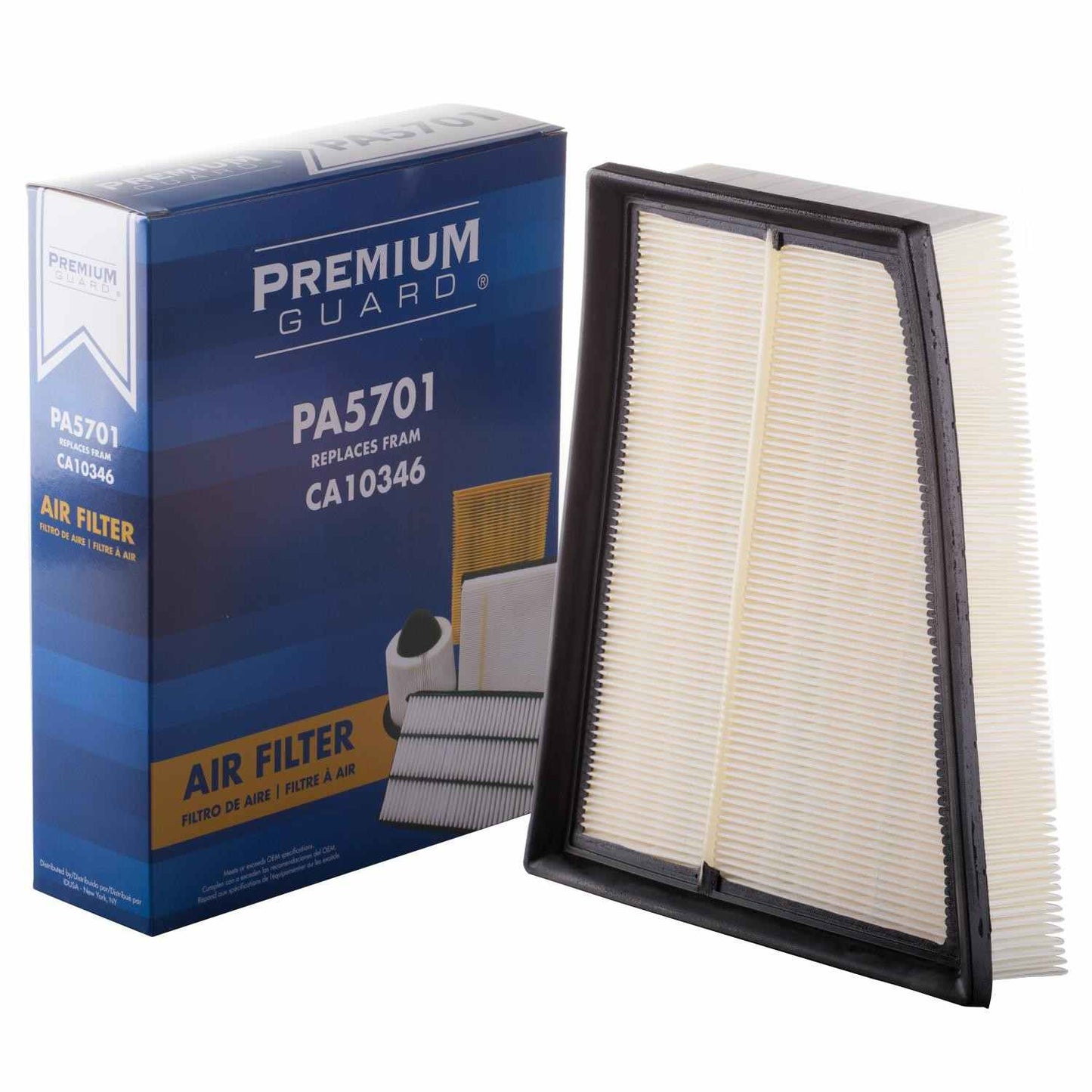 Package View of Air Filter PRONTO PA5701