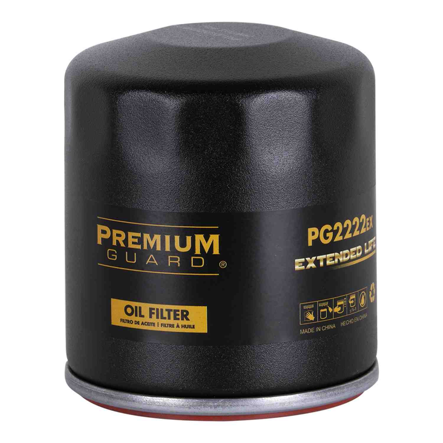 Front View of Engine Oil Filter PRONTO PG2222EX