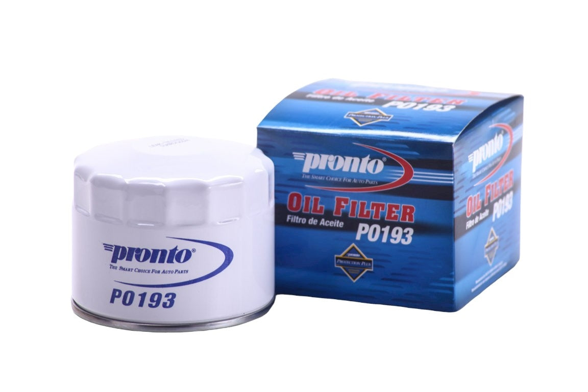 Front View of Engine Oil Filter PRONTO PO193