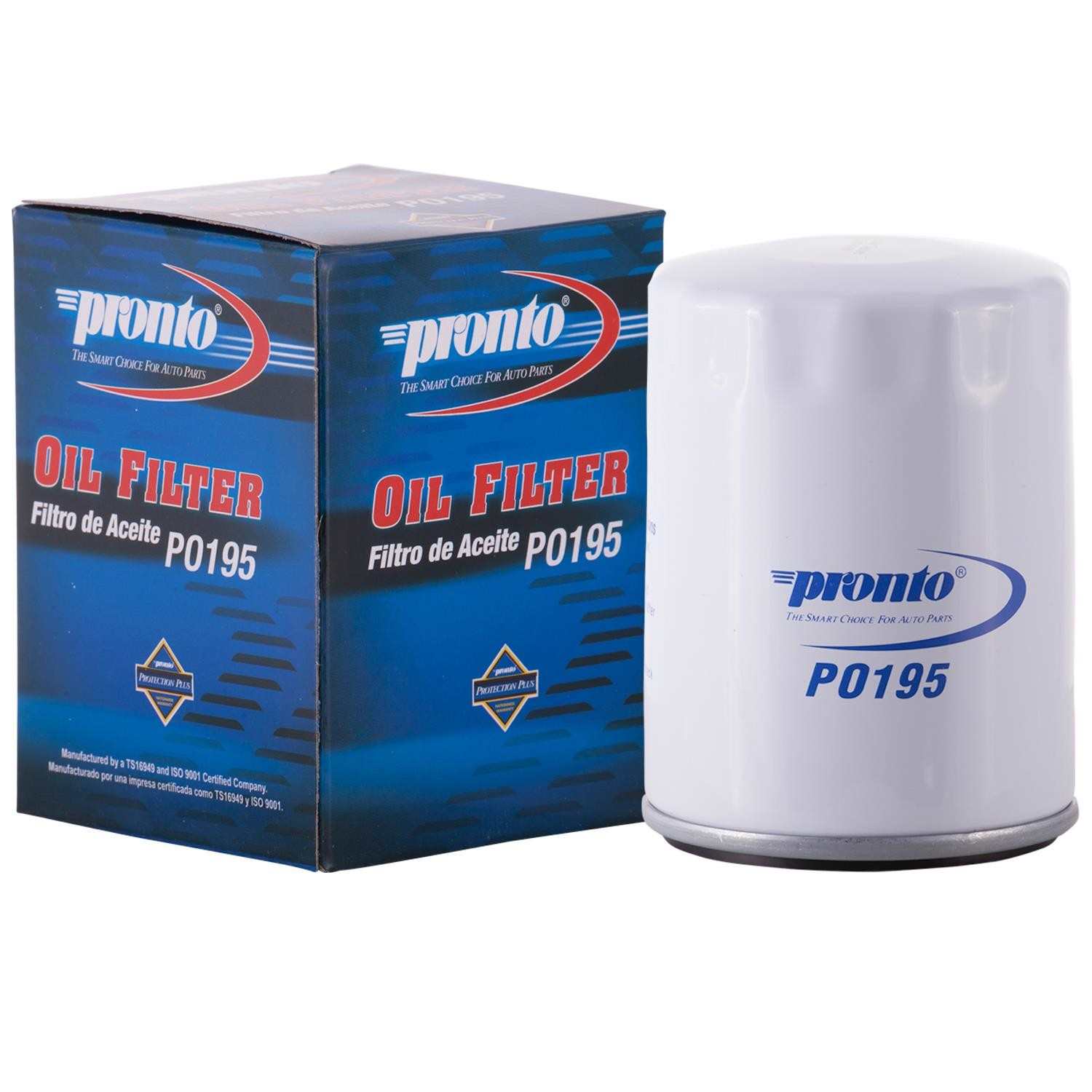 Package View of Engine Oil Filter PRONTO PO195