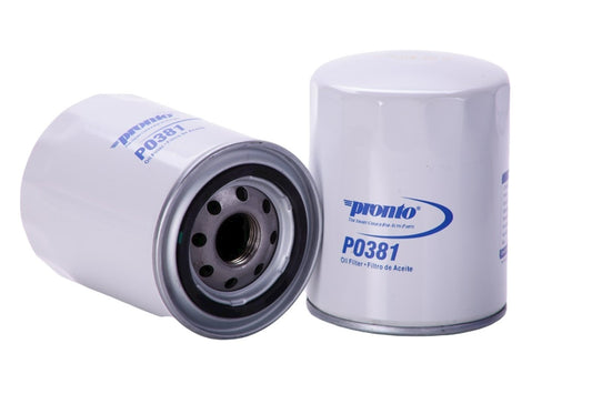 Front View of Engine Oil Filter PRONTO PO381