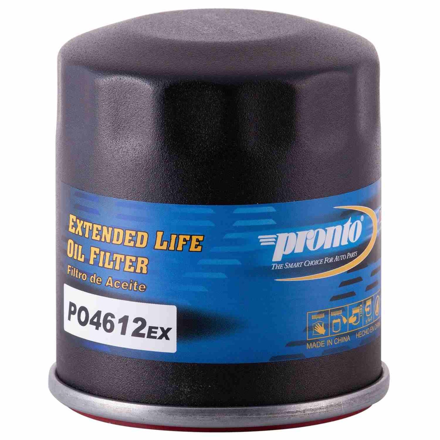 Front View of Engine Oil Filter PRONTO PO4612EX